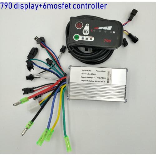 24v36V48V250W-1000w controller+LED display 790 with battery indicator electric bike accessory scooter MTB ATV conversion part