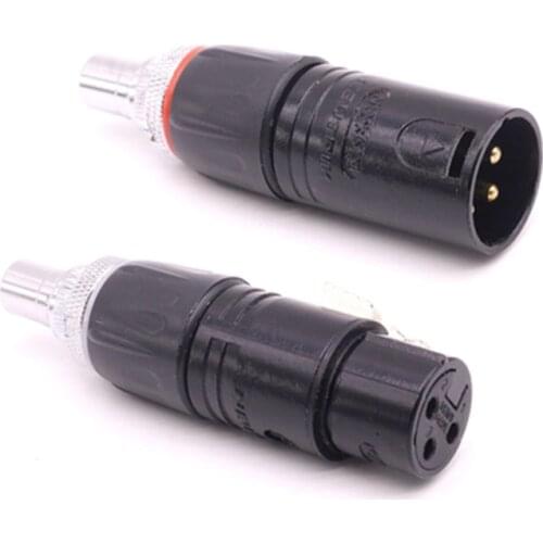 4pcs NEUTRIK XLR to CMC RCA Female Socket Adapter Plug Transform Plug