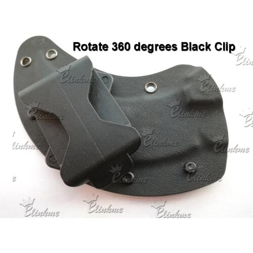 49mm *76mm Rotate 360 degrees Black clip CQC Black Mod-U-Lok Belt Loop Platform with screws DIY tool