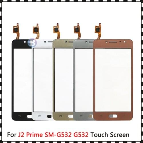 50Pcs High Quality 5.0" For Samsung Galaxy J2 Prime Duos SM-G532 G532 Touch Screen Digitizer Sensor Outer Glass Lens Panel