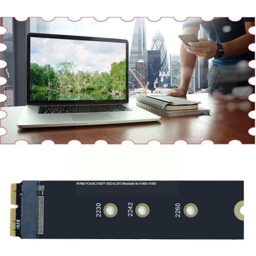 M.2 Nvme Ssd Adapter Card A1465, A1466, A1398, A1502, Nvme/ahci Upgrade For Macbook Pro Retina Air Kit B2B3