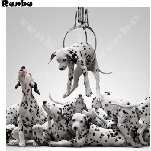 Animal diamond painting Dalmatian dog 5D DIY diamond embroidery crystal cross stitch full square wall sticker home decoration