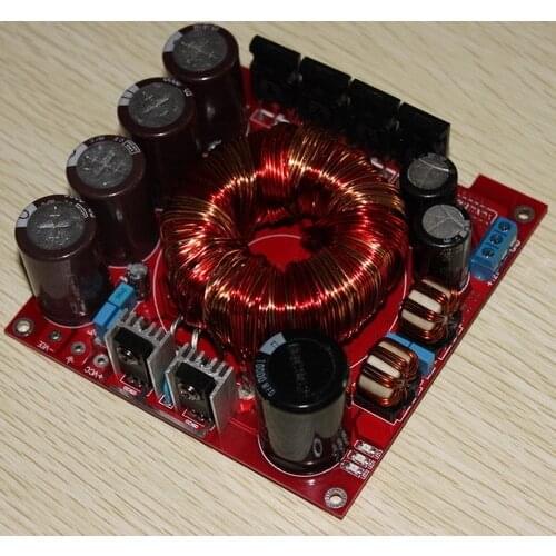 YJ0006 500W Car stereo audio amplifier Power boost board Single 12V input conversion double + -45V output
