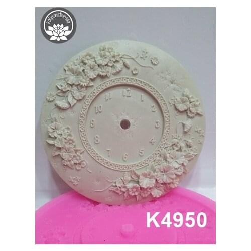 Flowering clock silicone mold decor decorative ornament home design home decoration