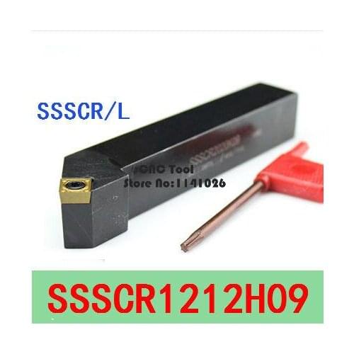 SSSCR1212H09/ SSSCL1212H09 CNC turning tool holder,External turning tools, 45 Degree Lathe cutting tool, SCMT09T3 Turning holder