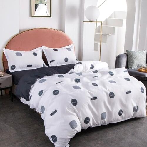 Childrens Cartoon Fashion Color Adult Bedding Sets Double Bed Queen Full Size Duvet Cover Bed Sheet Parrure De Lit 2 Personnes