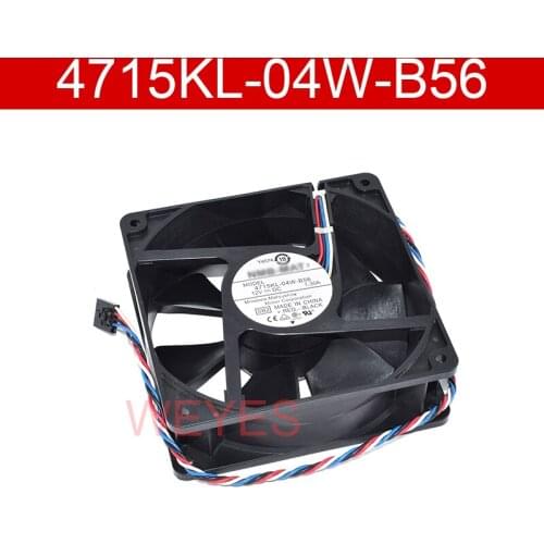 For NMB 4715KL-04W-B56 12cm DC 12V 1.3A Y4574 120*120*38mm 4 Lines Cooling Fan