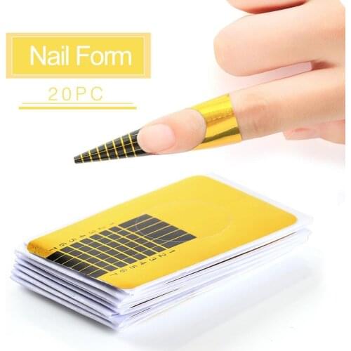 10/20pcs Nail Tools Phototherapy Nail Model Extend Tape Nail Extend Crystal Art Nail Finger Support Square Extend Nail Form