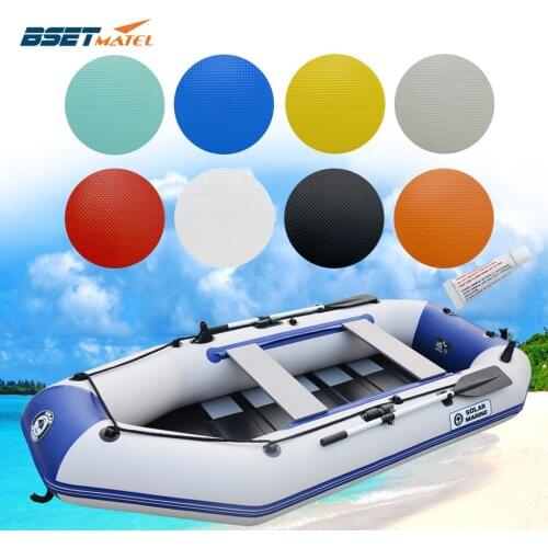 Round PVC Glue Patches Repair Kit for Air Mattress Inflating Air Bed Boat Sofa Swimming Pool Raft Inflatable Boat Accessories