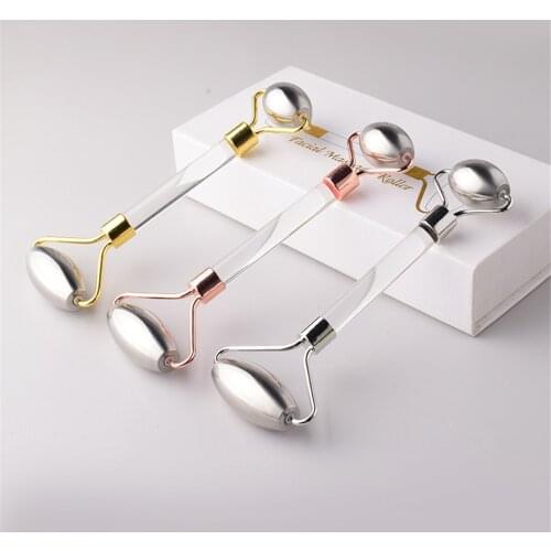 Stainless Steel Facial Roller Tool Face Care Massage Neck Beauty Health Anti Wrinkle Cellulite Skin Detox Massager