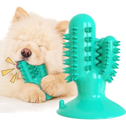 Newest Rubber Dog Chew Toys Dog Toothbrush Interactive Teeth Cleaning Toy Playing Rubber Puppy Toys Cat Teeth Cleaning Chew Toy