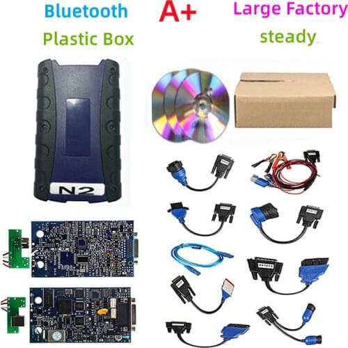 NEW USB Bluetooth Diesel Truck Diagnostic Tool Truck Fault Diagnostics Detector for NEXIQ 2 USB Link Truck Diagnostic Scanner