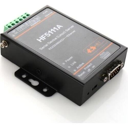 OP 5pcs/pack Wifi module 5111A RJ45 RS232/485/422 To Ethernet Linux Serial Port Server Converter Device Industrial