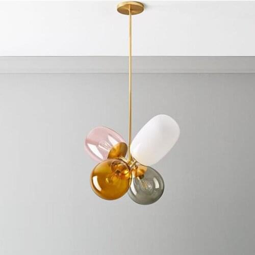 Modern childrens room balloon pendant lights glasspersonality creative living room restaurant cafe bedroom pendant lamps