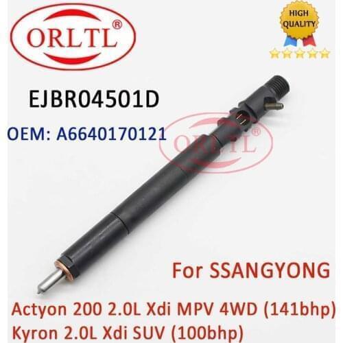ORLTL 4501D Fuel Pump Dispes'ner Injector EJBR04501D (A6640170121) Diesel Injection EJB R04501D for Sangyong Actyon Kyron