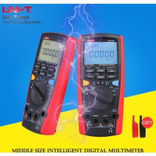 UNI-T UT71A/UT71B/UT71C/UT71D/UT71E Middle Size Intelligent Digital Multimeter; High Precision/High Resolution/True RMS/USB