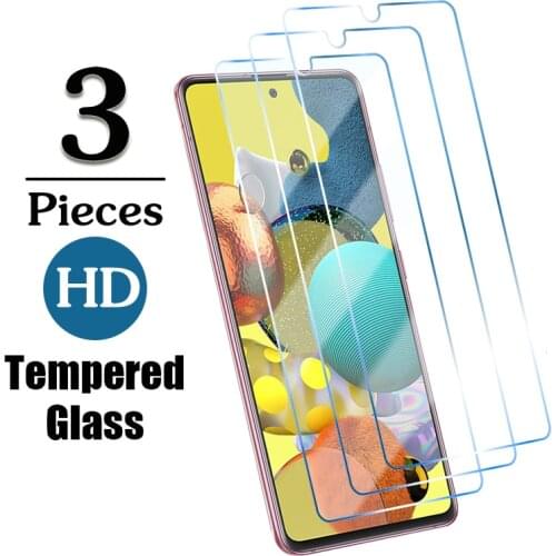 3Pcs Protective Glass for Samsung A51 A71 A31 A21S A30S A50S Screen Protector on Galaxy A50 A70 A30 A40 A20e A10e A20 A10 Glass