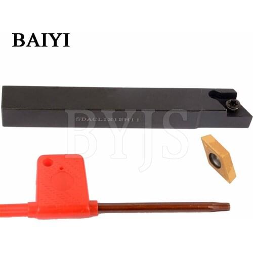 1pcs SDACL1212H11 + 10pcs DCMT11T304 UE6020 CNC External turning tools holder