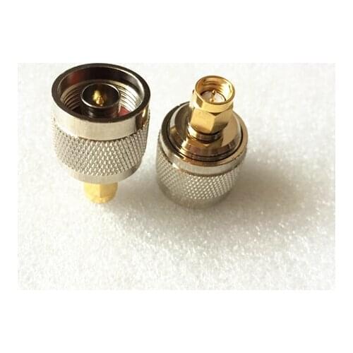 10pcs RF straight Adapter N male plug to SMA male plug coaxial adaptor