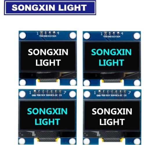 10pcs 1.3 inch OLED module white/blue SPI/IIC I2C Communicate color 128X64 1.3 inch OLED LCD LED Display Module 1.3"OLED module