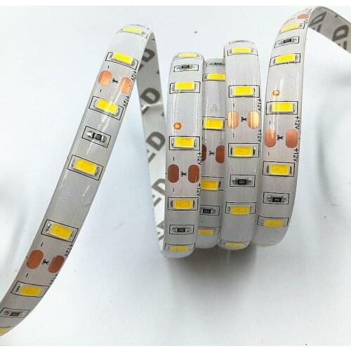 100m/lot 5630 LED Flexible Strip DC12V 60Led/m Waterproof IP65 light Warm White/Cold White Color 5m/roll