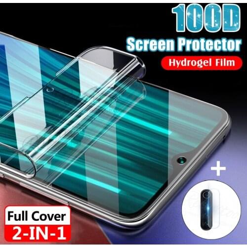 2IN1 note8t protective Soft Hydrogel Film For Xiaomi Redmi Note 8 8Pro 8T Full Screen Protector on Redmi 8 8A red mi note8 pro t