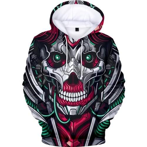 2020 Fashion Hoodies Mens Boys Street Wear Sweatshirts Womens Girls Casual Hooded Fire and Skull Hip Hop Pullover Harajuku Top