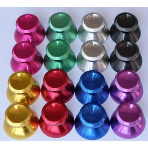 Aipinchun 20Pcs 3D Analog Joystick Thumbsticks Metal Cap Replacement Repair Parts For Xbox One Playstation 4 PS4 Controller