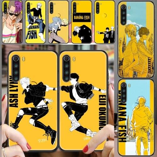 Banana Fish Anime Phone case For Xiaomi Redmi Note 7 7A 8 8T 9 9A 9S K30 Pro Ultra black tpu waterproof soft prime 3D coque