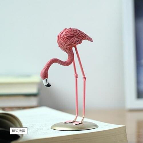 Free Shipping Flamingo resin ornaments Wedding Decoration