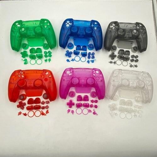 Colorful For Playstation 5 PS5 Controller Housing Shell Cover Case W Buttons For DualSense PS 5