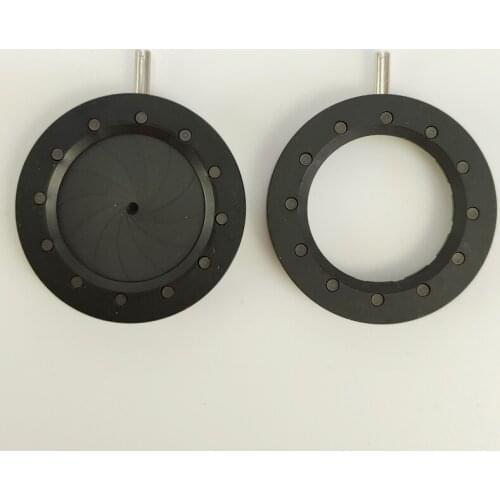 1pc 1.2-18MM Zoom Adjustable Iris Aperture Diaphragm for Microscope Digital Camera Telescope with 14 Blades