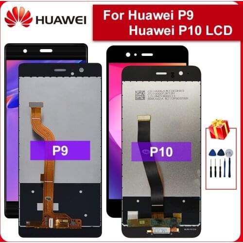 5.2" For Huawei P9 LCD Touch Screen Display Digitizer Assembly Parts With Frame For Huawei P9 Display EVA-L09 EVA-L19 LCD