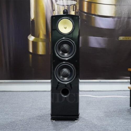 M-008 Double 8-inch Log HiFi Three-way Floor Speaker Nautilus Technology Value-for-money Fever Passive Audio