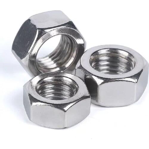 GB6170 DIN934 M4 M5 M6 M8 M10 M12 304 Stainless Steel Hex Nut