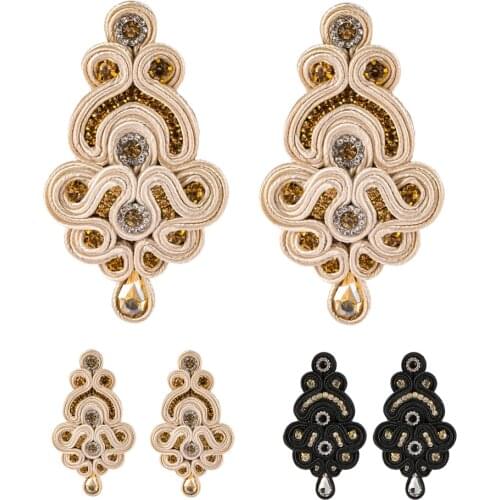 Женские золотые серьги KpacoTa China At AliExpress