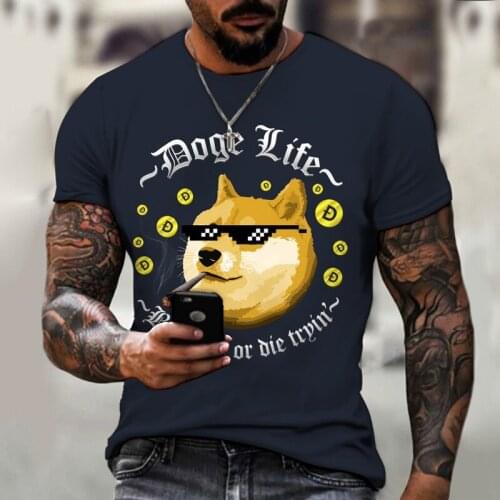 Summer 3d Digital Printing Trend Clothing Casual Fashion Summer New Style Fun Patterns Novel Fashion Breathable Sports Clothes M