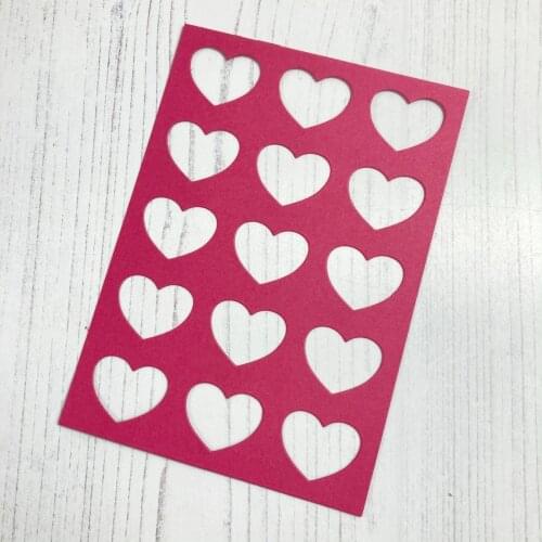 Metal Cutting Dies cut die heart background Scrapbooking Embossing paper craft mould punch stencils