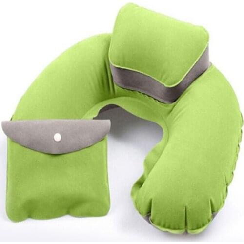 Multi Inflatable U Shape Pillow Neck Head Soft Rest Air Cushion Camping Traveling Outdoor Tools Mens Pillow Soft Support Flight