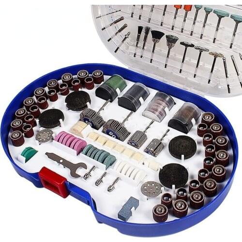 Electric Grinder Accessories Set 276pcs For Engraving Grinding Polishing and Cutting Abrasives With anti-drop Foam Box
