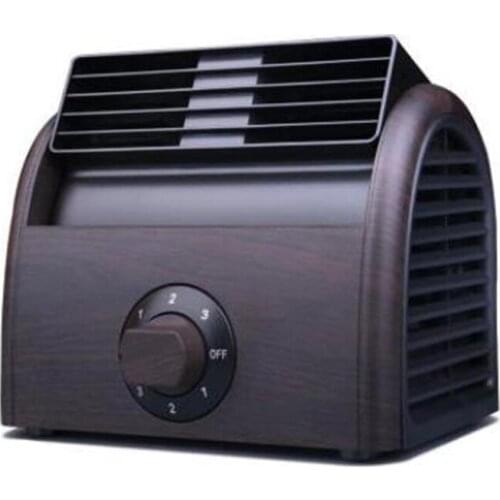Personal Air Cooler, Mini Air Conditioner, 360 ° Rotating Cooler and Dual-Turbo Technology for Various Scenarios (Brown)