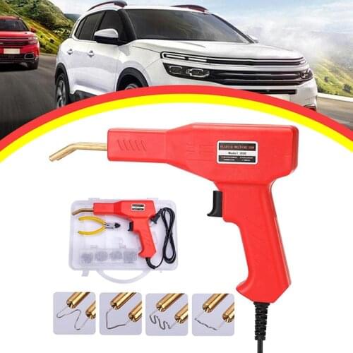 Durable Car Bumper Hot Stapler Machine Handy Plastic Welder Garage Repair Welding Tool Sturdy for Repairing Cracked Bumpers