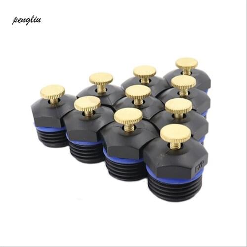 Free Shipping 10 pcs/lot 1/2" Adjustable Atomizing Lawn Mist Sprinkler Spray Nozzle Gardening Adjustable screws IT013