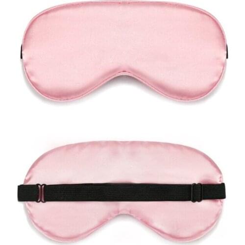 Silk Sleep Eye Mask Portable Travel Eyepatch Eye Patch Rest Blindfold Eye Cover Sleeping Mask Night Eyeshade Face Skin Care