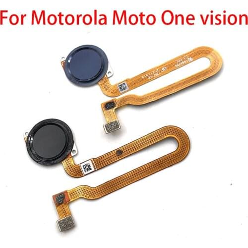 Repair Fingerprint Scanner For Motorola Moto One Vision ID Home Button Fingerprint Menu Return Key Recognition Sensor Flex Cable