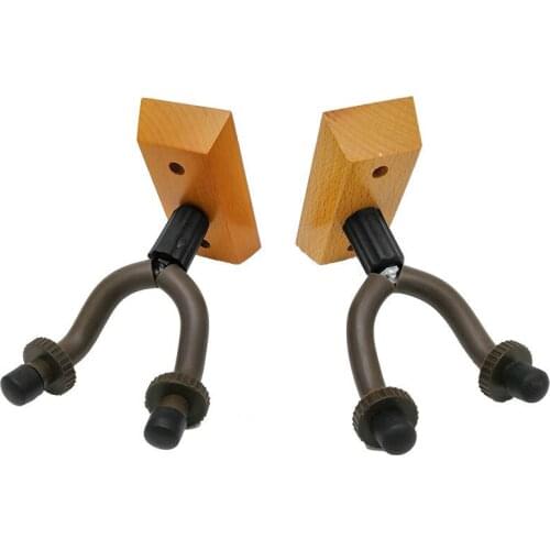 2pcs Wall Mount Hangers for Guitar Bass Hook Holder Stand for Acoustic Electric Guitar Bass Ukulele Hanging Storage Bracket Hook