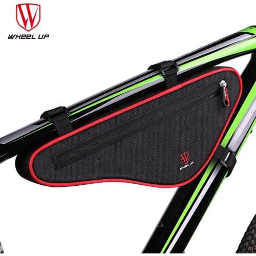 WHEEL UP 2017 New Arrival Large Capacity Nylon Reflective MTB Road Bike Front Bag Bike Panniers Cycling Bag Bicycle Accessories