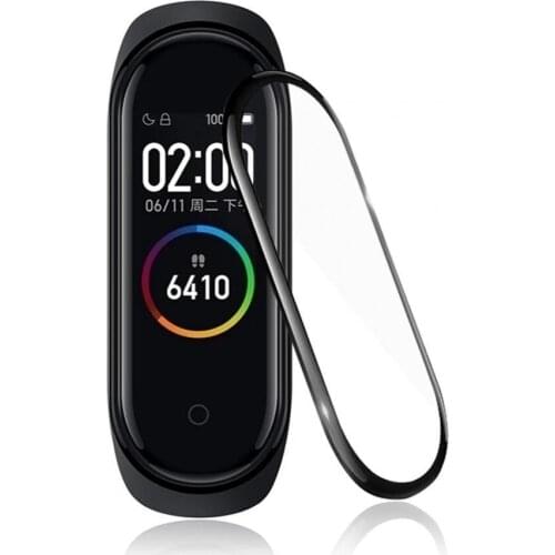 2Pcs Screen Protector High Screen Sensitivity Soft Transparent Full Cover Watch Protective Film for Xiaomi Mi Band 4/5/6