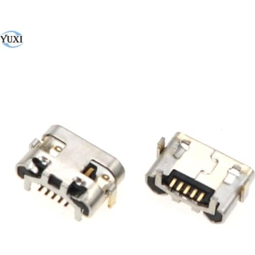 10pcs Micro USB Jack Connector For Huawei Y5 II CUN-L01/ For Amazon Kindle Fire 5th Gen SV98LN / For Meizu M2 Note Charging Port