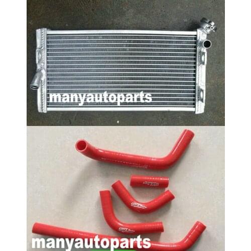 2 rows 40mm aluminum alloy radiator for Yamaha TZ250 TZ 250 A gp 1990 90 + Silicone Hose